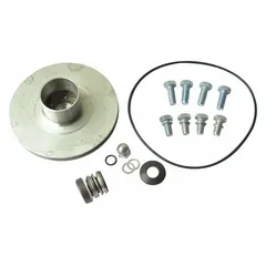 This repair kit includes an impeller shim kit and Viton gaskets for straight centrifugal pumps. Compatible with Dayton pump model 2ZXA8. Used for replacing worn seals and gaskets to maintain pump performance in water circulation and fluid transfer applications.