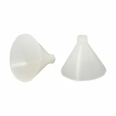 General Purpose Lab Funnel, HDPE, 40 mm, Silver