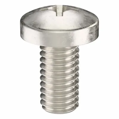 USA INDUSTRIALS Machine Screw: 3/8"-16 Thread Size, 3/4 in Lg, 316, Stainless Steel, Plain - Pan Head Machine Screws
