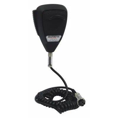 ASTATIC Microphone: Fits CB Radios, For CB Radios Series, 216 in Cord, Noise Cancelling - CB Radio Microphones & Speakers