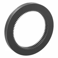 Internal Ring Gear: Module m 1, 80 Teeth, 80 mm Pitch Dia, Black Oxide Coated Carbon Steel (MPN SI1-80)