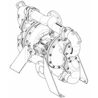 SANDPIPER Air Operated Double Diaphragm Pump: Aluminum Body, 3 in, Flange Connection, 303 gpm (MPN SPB30FAAR0SS006AR1)