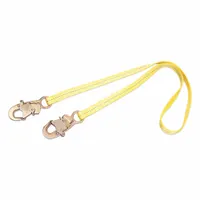 3M DBI-SALA Positioning Lanyard: Steel Snap Hook, Steel Snap Hook, 6 ft Lg, 310 lb Capacity (MPN 1231106)