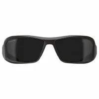 EDGE EYEWEAR Safety Glasses: Smoke Lens, Full-Frame, Metal Detectable, Black Frame, Brazeau Series (MPN TXB236)