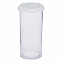 APPROVED VENDOR Vial with Cap: Sample, Polystyrene, 44.36 mL, 36.5 mm Body Dia, Non-Sterile, Round (MPN VIAL-12U)