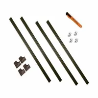 MIRREDGE Mirror Installation Kit: 1 1/2 in Overall Ht, 60 in Overall Wd, 1/4 in Overall Dp (MPN 54111)