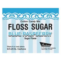 Cotton Candy Mix: Blue Raspberry, Floss Sugar, 7409-RA, 6 PK
