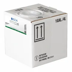 This liquid pH buffer is formulated to pH 10.00 (range 9.99 to 10.01) for calibration and standardization of pH meters and electrodes in laboratory settings. Supplied in a 4 L plastic container within a box, it is suitable for quality control, research, and educational applications requiring precise pH reference.