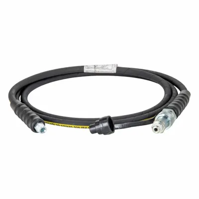 ENERPAC Hydraulic Hose: 1/4 in ID, NPTF x C604, 10 ft Lg, 3/8 in x 3/8 in Fitting Size - Enerpac H900 Flexible Hydraulic Hose Assemblies