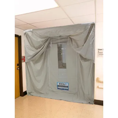 MINTIE TECHNOLOGIES Flange: 120 in Overall Wd, 20 in Overall Lg, 144 in Overall Ht - Accessories for Particle Containment Units