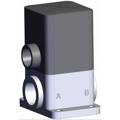 SMC Chemical Liquid Valve: 1/4 in, Air to Air, Fail Closed, Polyphenylene Sulfide - High-Purity Pneumatically-Actuated Diaphragm Valves