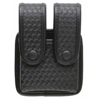 UNCLE MIKE'S Magazine Pouch: Black, Nylon, 2 in x 6 in, For 2 1/4 in Belt Wd (MPN 74362)
