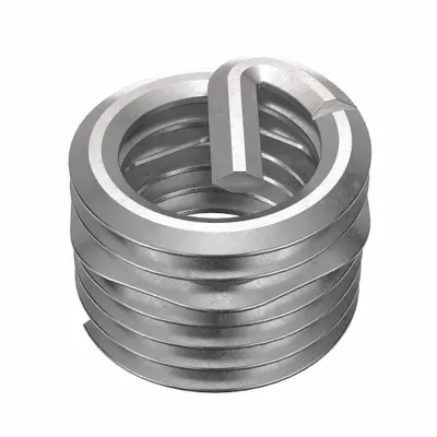 HELI-COIL Helical Insert: Tanged Tang Style, Screw-Locking, 5/16"-24 Thread Size - Screw-Locking Tanged Helical Inserts