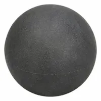 This snap-lock ball knob from INNOVATIVE COMPONENTS features a 1.88 in diameter plastic body with a steel thread insert. The 5/8"-11 thread allows for secure attachment to threaded studs or bolts. Commonly used for manual adjustment of machinery, clamps, and fixtures where frequent repositioning is required