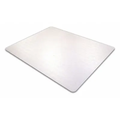 FLOORTEX Chair Mat: Rectangle, 0.11 in Thick, 60 in Overall Lg, 48 in Overall Wd - Medium-Pile Carpet Chair Mats