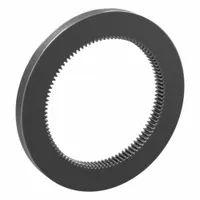 Internal Ring Gear: Module m 0.5, 100 Teeth, 50 mm Pitch Dia, Black Oxide Coated Carbon Steel (MPN SI0.5-100)