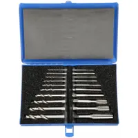 CHICAGO-LATROBE Drill Bit and Tap Set: 20 Pc, 5/16" to 27/64" Drills (MPN 12910)