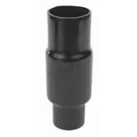 Reducing Coupling: 1 1/4 in_1 in Trade Size, Steel, PVC Coated, Black (MPN PV1200REC43)
