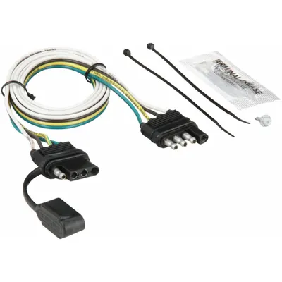 HOPKINS TOWING SOLUTIONS T-Connector: 4-Way, PVC, 16 ga_18 ga Wire Gauge - Fleet and Vehicle Maintenance