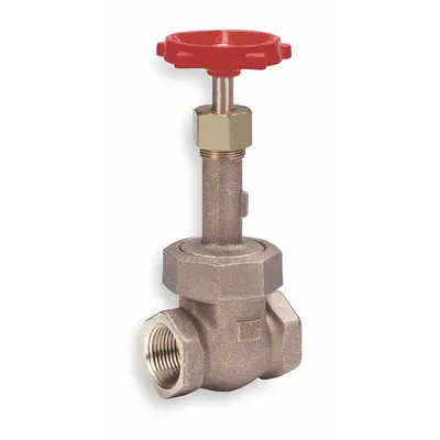 MILWAUKEE VALVE Gate Valve: 3 in, Bronze, Rising, FNPT x FNPT, 400 psi Max. Pressure (CWP) - Rising Stem Bronze General Purpose Gate Valves