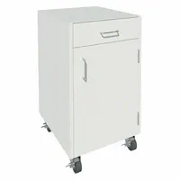 Mobile Cabinet: 32 1/8 in Overall Ht, 22 in Overall Dp, 18 in Overall Wd, Steel, 1 Drawers, 1 Doors (MPN GRJTP1018-18-2)