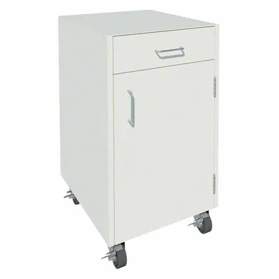 INSTOCK Mobile Cabinet: 32 1/8 in Overall Ht, 22 in Overall Dp, 18 in Overall Wd - Mobile Cabinets
