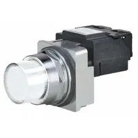 SIEMENS Pilot Light: 30 mm Panel Mounting Size, White, Incandescent, Class 52 Series (MPN 52PL4JB)