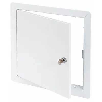 TOUGH GUY Access Door: 14 in Ht, 14 in Wd, Hidden Pin Hinge, Exposed Flange, Steel - Locking Access Doors