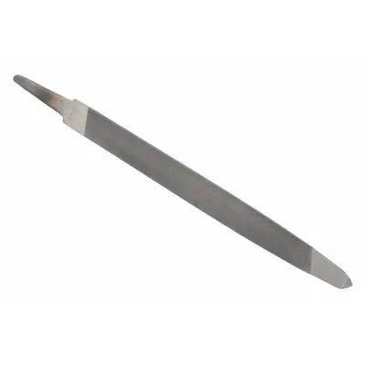 NICHOLSON Machinists File: Triangular, Single-Cut, Smooth Cut, 6 in Lg without Tang - Single-Cut Triangular Files