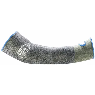 HEXARMOR Knit Sleeve: Cut Level A6, With Thumbhole, 18 in Lg, XL, Aramid, 13 ga Thick - Heavy-Duty Cut-Resistant Sleeves