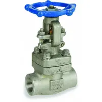 SHARPE Gate Valve: 1/2 in, 316L Stainless Steel, Rising, Socket x FNPT, 1,600 psi CWP, Wheel (MPN 4371003960)