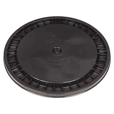 BASCO Pail Lid: Snap-On, 12 1/4 in Overall Dia, Brown, Plastic, FDA Compliant - Snap-On Lids