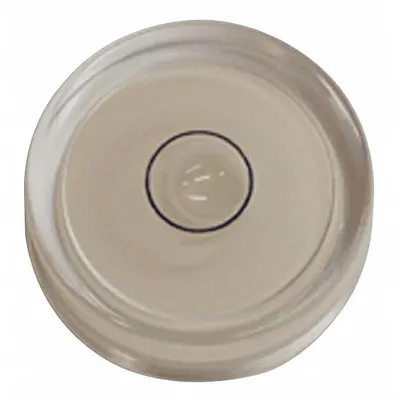 JOHNSON LEVEL Bulls Eye Level: Nonmagnetic, 11/16 in x 3/8 in, 41 Arc Min, Plastic, White - Bullseye Levels