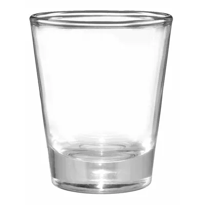 ITI Shot Glass, Clear Glass, 1 1/2 oz Capacity, 2 in Dia, 2 3/8 in Ht - Glassware