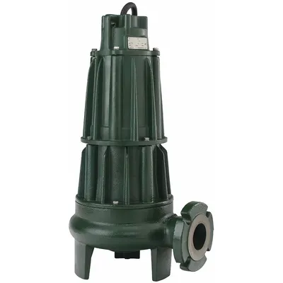 ZOELLER Sewage Ejector Pump: Cast Iron, Three Phase, 3 hp, 460V AC - Non-Clog Sewage Ejector Pumps