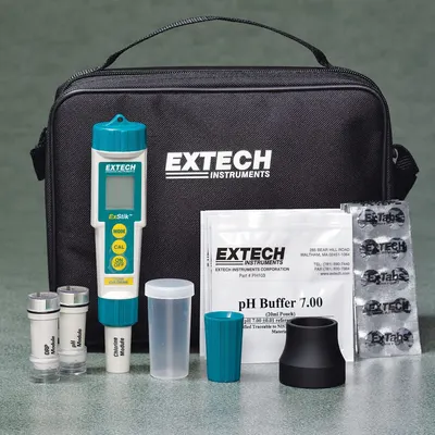 EXTECH Pocket Multiparameter Meter Kit: Chlorine/pH/Temp - Pocket Multiparameter Testers