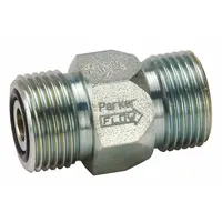 PARKER Hydraulic Check Valve: 4,000 psi, 80 gpm, 1 11/16 in, SAE O-Ring Face Seal (MPN DT-1250-MSMS-5)