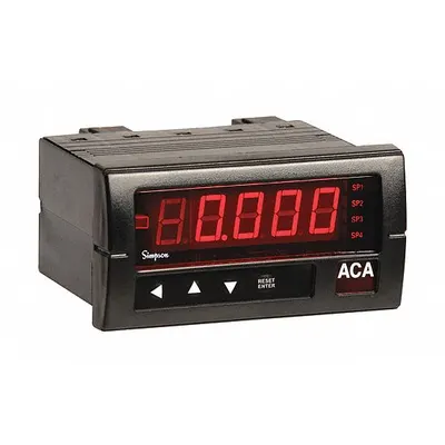 SIMPSON ELECTRIC Digital Panel Meter: 1,999 Display Span - Max, 120 V AC - DC Current Digital Panel Meters
