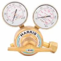 HARRIS Gas Regulator: Single Stage, CGA 540 Inlet, 9/16"-18 M RH Outlet, 125 psig, Oxygen (MPN 3002497)