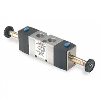 Solenoid Air Control Valve: Four-Way / Two-Position, DIN Solenoid Connector, Aluminum, Single (MPN M212SD-000-N)