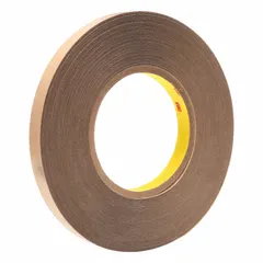 This general-purpose adhesive transfer tape features a permanent acrylic adhesive on a polycoated kraft paper liner. It is supplied in a 72-pack of 1/2-inch wide, 60-yard long rolls with a 5-mil thickness. Suitable for mounting, splicing, and attaching components where a thin, strong bond is required on various substrates.