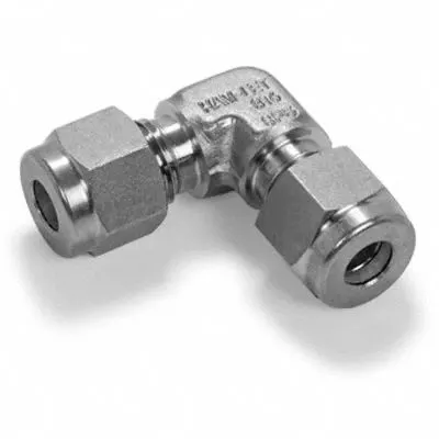 HAM-LET Monel Fittings: Elbow, 1/2 in Tube x 1/2 in Tube, -320°F to 500°F - Nickel-Copper Alloy Compression Tube Fittings