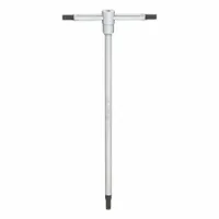 BETA Hex Key: 0 Ball Ends, 4.5 mm Tip Size, Metric, Long, Alloy Steel, Satin, 8 in Long Arm Lg, T (MPN 951)