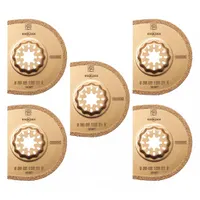 FEIN Oscillating Scraper Blade: 3 in Blade Wd, 3 in Blade Lg, Carbide Grit, 5 Pieces, 5 PK (MPN 63502125230)