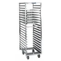 LAKESIDE Pan and Tray Rack: 20 Slots, 3 in Betw Shelves, 300 lb Capac, 21 in Wd, 67 1/4 in Ht, Gray (MPN 173)