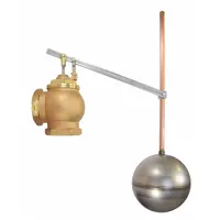 APPROVED VENDOR Float Valve Assembly: For Water Media, Angle Valve Body, Cylindrical, Bronze, FNPT (MPN AHL300-GR)