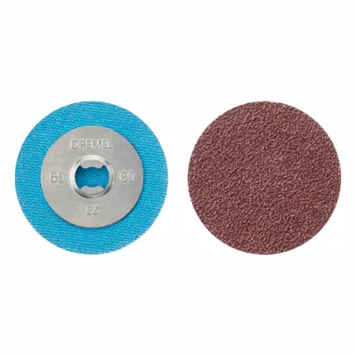 DREMEL Sanding Disc: Disc Sanding Bit, Aluminum Oxide, 60 Grit, EZ Lock - Sanding Discs