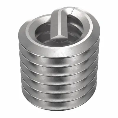 HELI-COIL Helical Insert: Tanged Tang Style, Free-Running, #8-32 Thread Size - Free-Running Tanged Helical Inserts