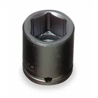 PROTO Impact Socket: 1/2 in Drive Size, SAE, 1 1/2 in Socket Size, 6-Point, Std, Black Oxide (MPN J7448H)