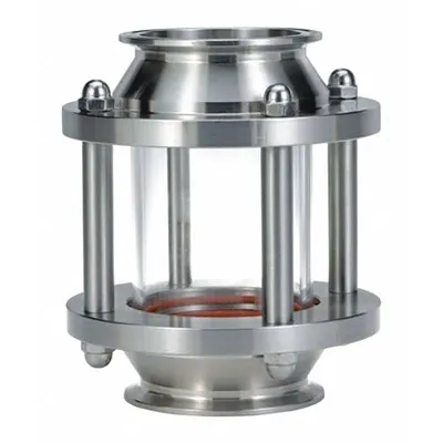 ARCHON INDUSTRIES, INC. Single Wall Sight Flow Indicator: Stainless Steel - Sanitary Full-View Flow Indicators